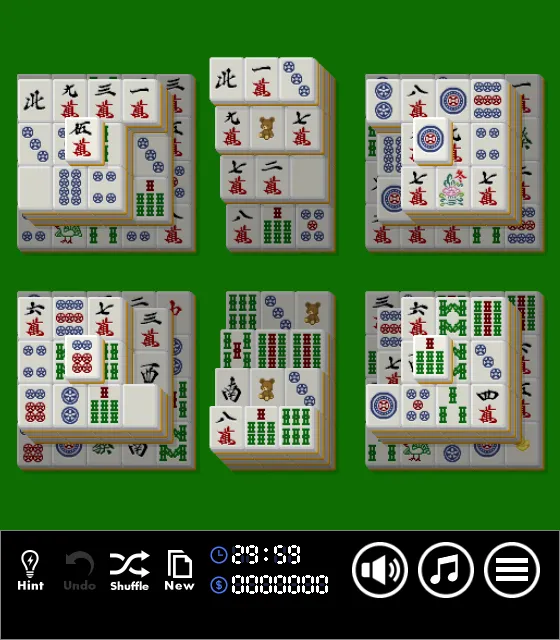 「麻雀パズル3」のスクリーンショット