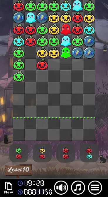 Captura de tela de "Halloween Match"