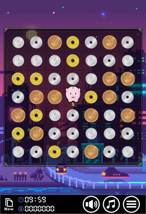 Captura de pantalla de "Super Coin Puzzle"