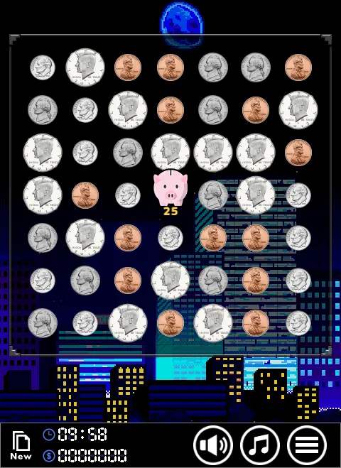Screenshot of "Super US Coin Puzzle"