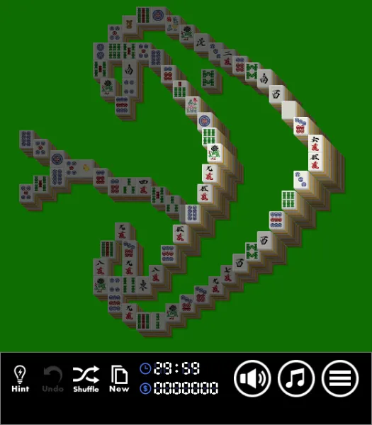 Screenshot of "Mahjong Solitaire13"