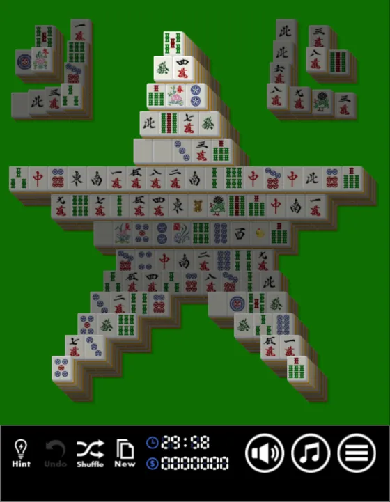 Screenshot of "Mahjong Solitaire14"
