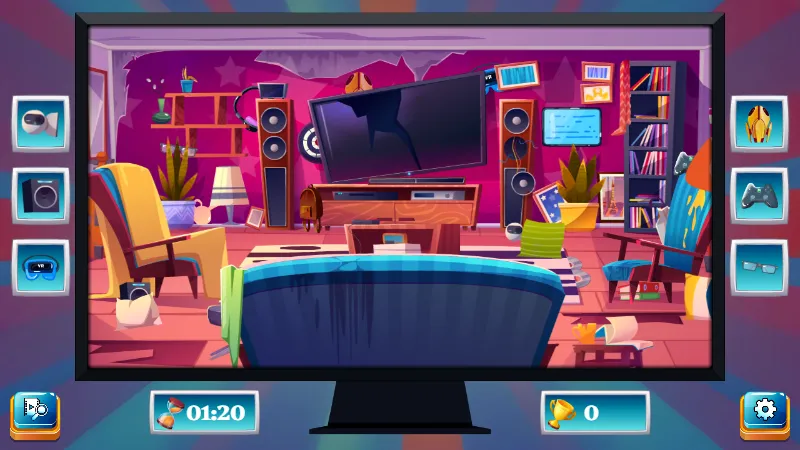 「Hidden Object Rooms Exploration」のスクリーンショット
