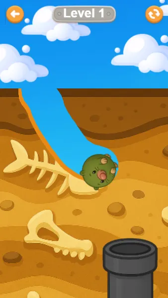 Screenshot of "Digging Moles"