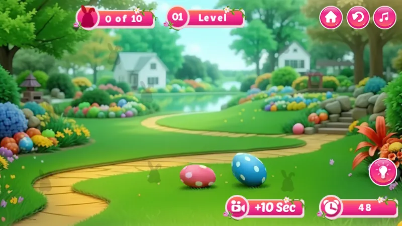 Tangkapan layar "Hidden Easter Egg Hunt"