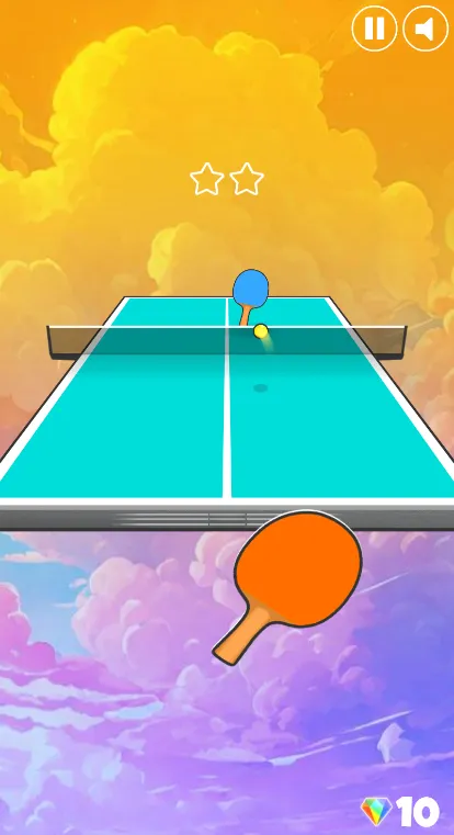 Captura de pantalla de "Ping Pong 3D"