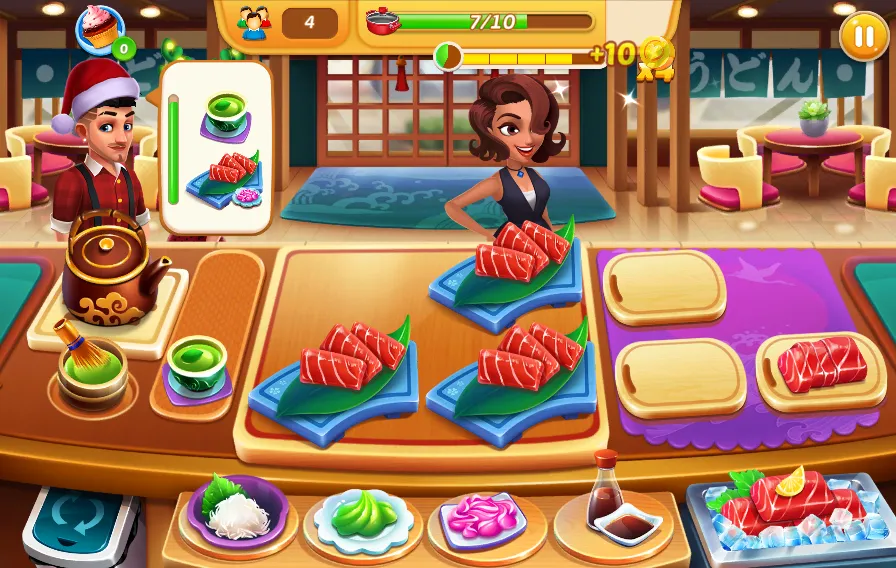 Captura de tela de "Cooking Empire"