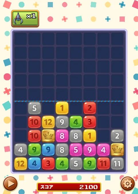 Screenshot of "Crown Pop"