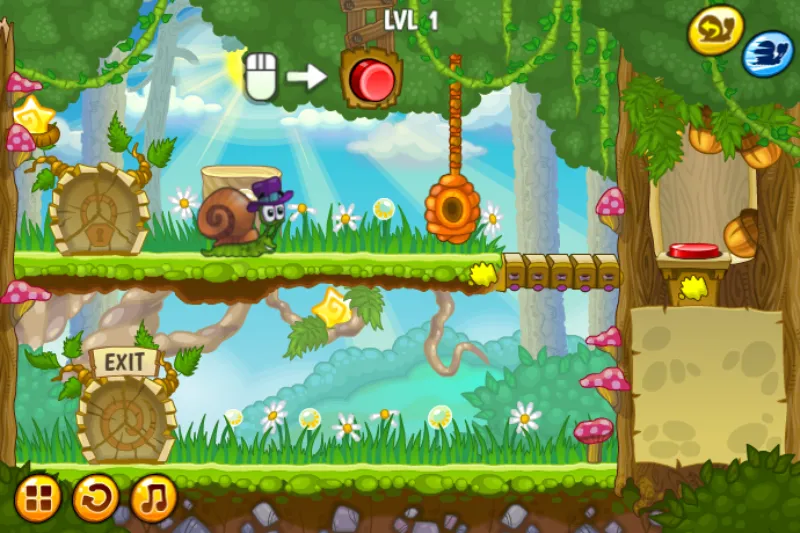 Tangkapan layar "Snail Bob 5"