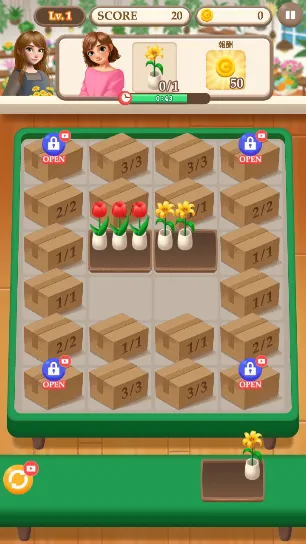 Tangkapan layar "Flower Shop"