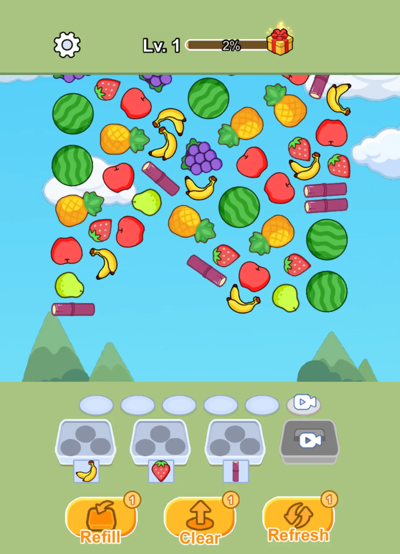 フルーツキャッチ カジュアルゲーム 無料ゲーム・登録不要】Fruit Catch: Falling Puzzle｜ブラウザで今