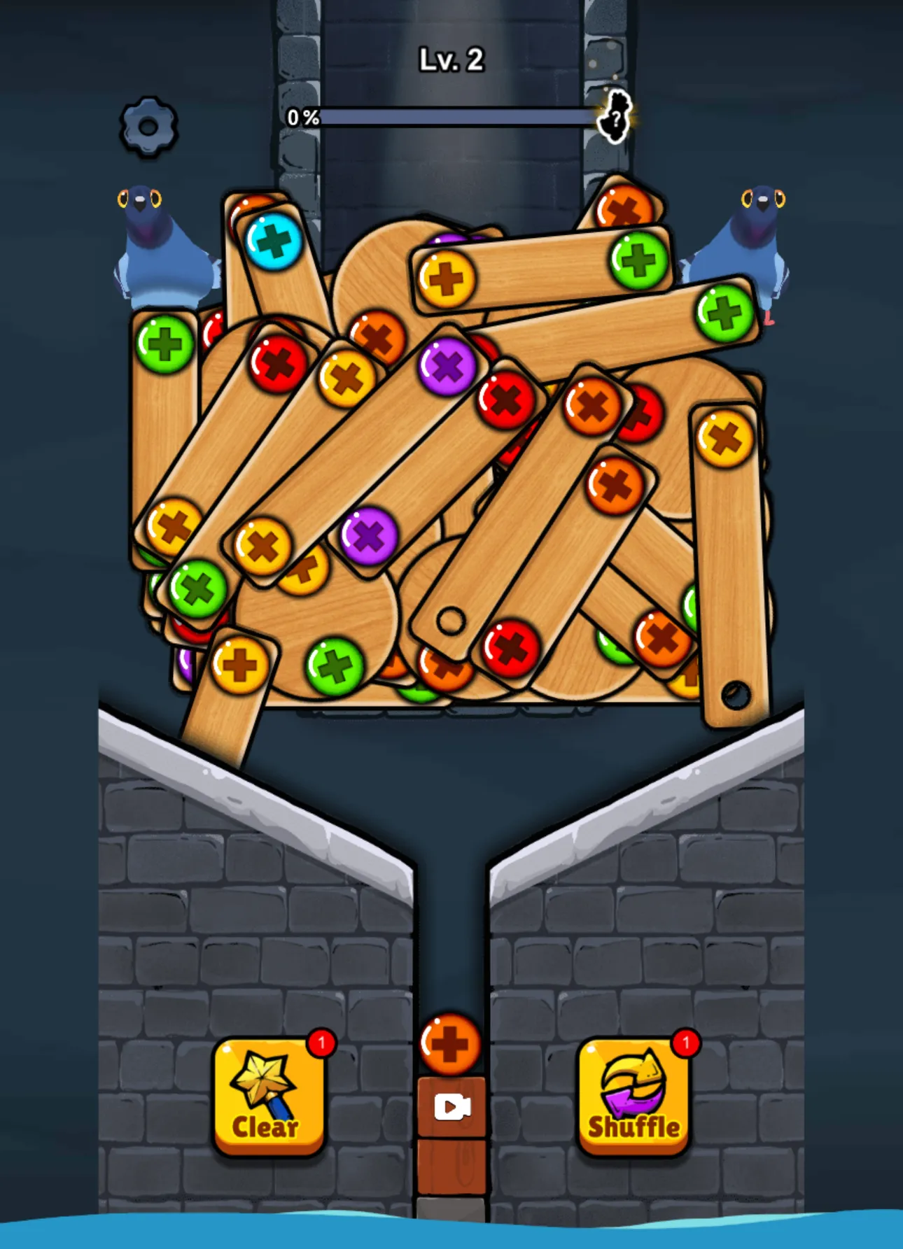 Screenshot of "Duck Rescue: Screw Clear"