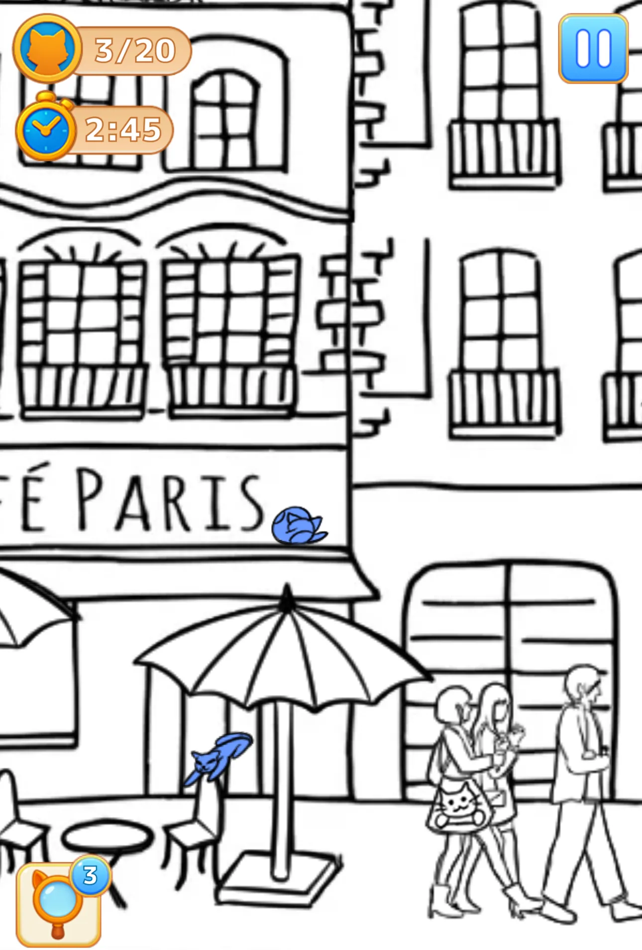 「Find Hidden Cats」のスクリーンショット