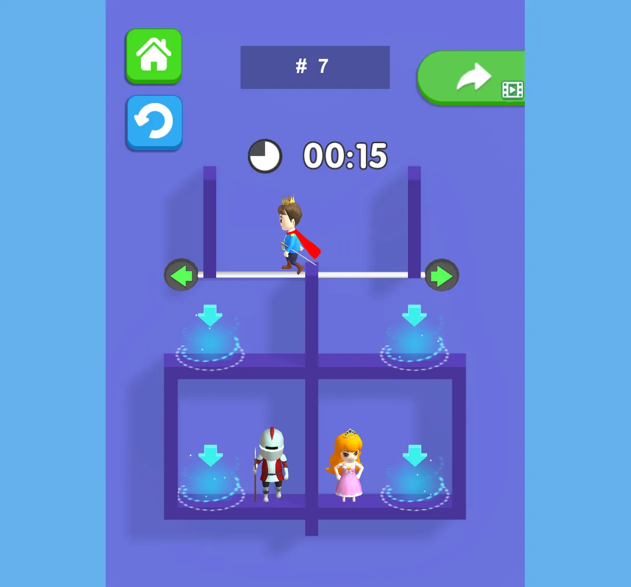 Captura de pantalla de "Pin Rescue: Save The Princess"