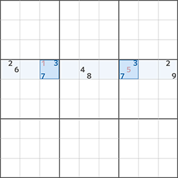 Ejemplo de Hidden Pair