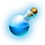 Botella para potenciador